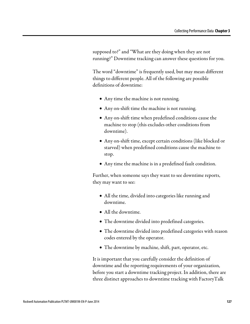 Rockwell Automation FactoryTalk Metrics User Guide User Manual | Page 127 / 272