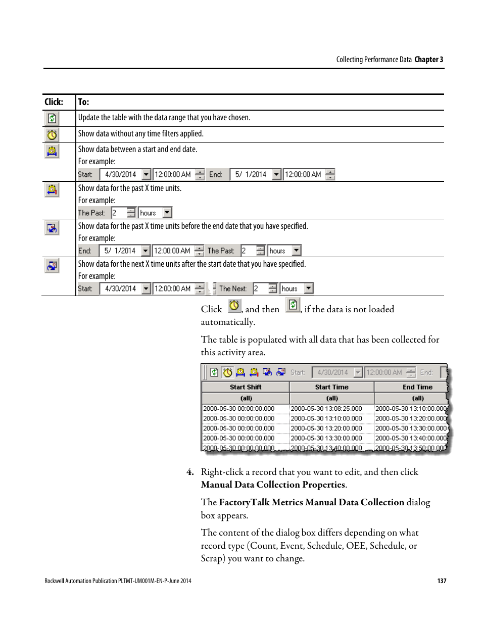 Rockwell Automation FactoryTalk Metrics User Guide User Manual | Page 137 / 272