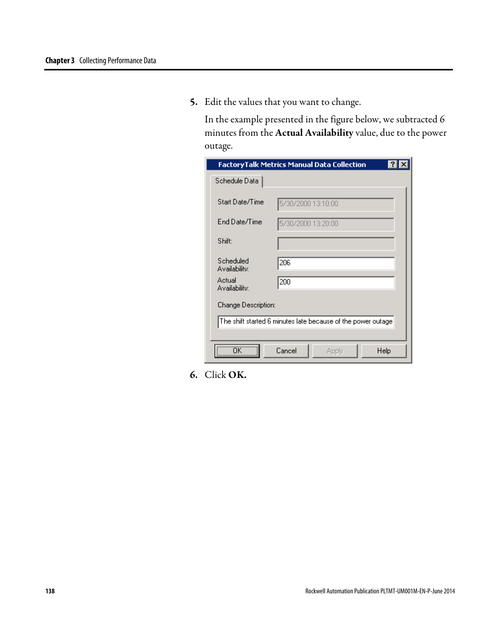 Rockwell Automation FactoryTalk Metrics User Guide User Manual | Page 138 / 272