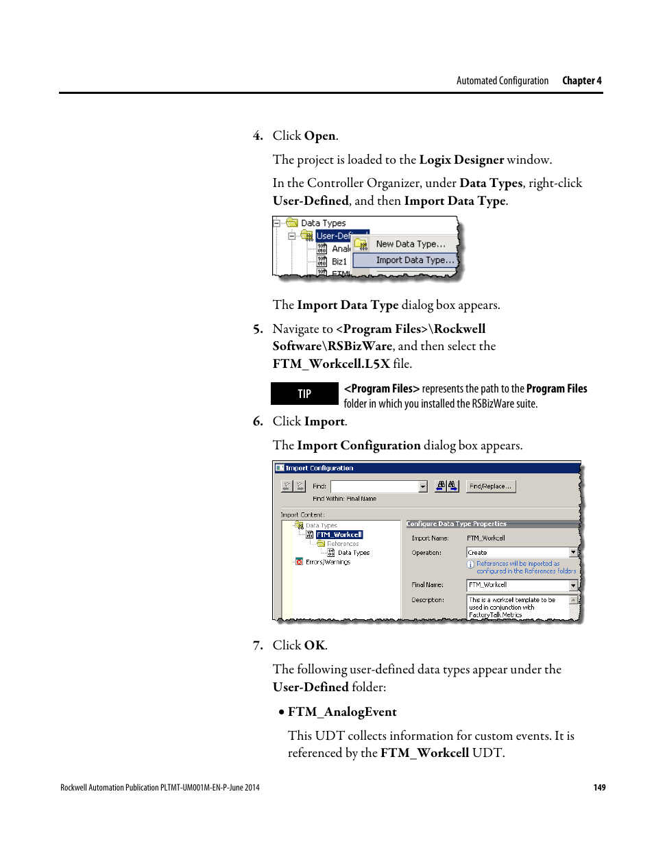 Rockwell Automation FactoryTalk Metrics User Guide User Manual | Page 149 / 272