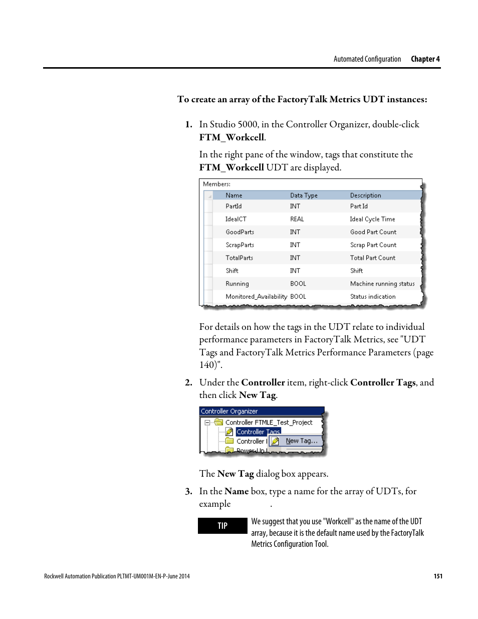 Rockwell Automation FactoryTalk Metrics User Guide User Manual | Page 151 / 272