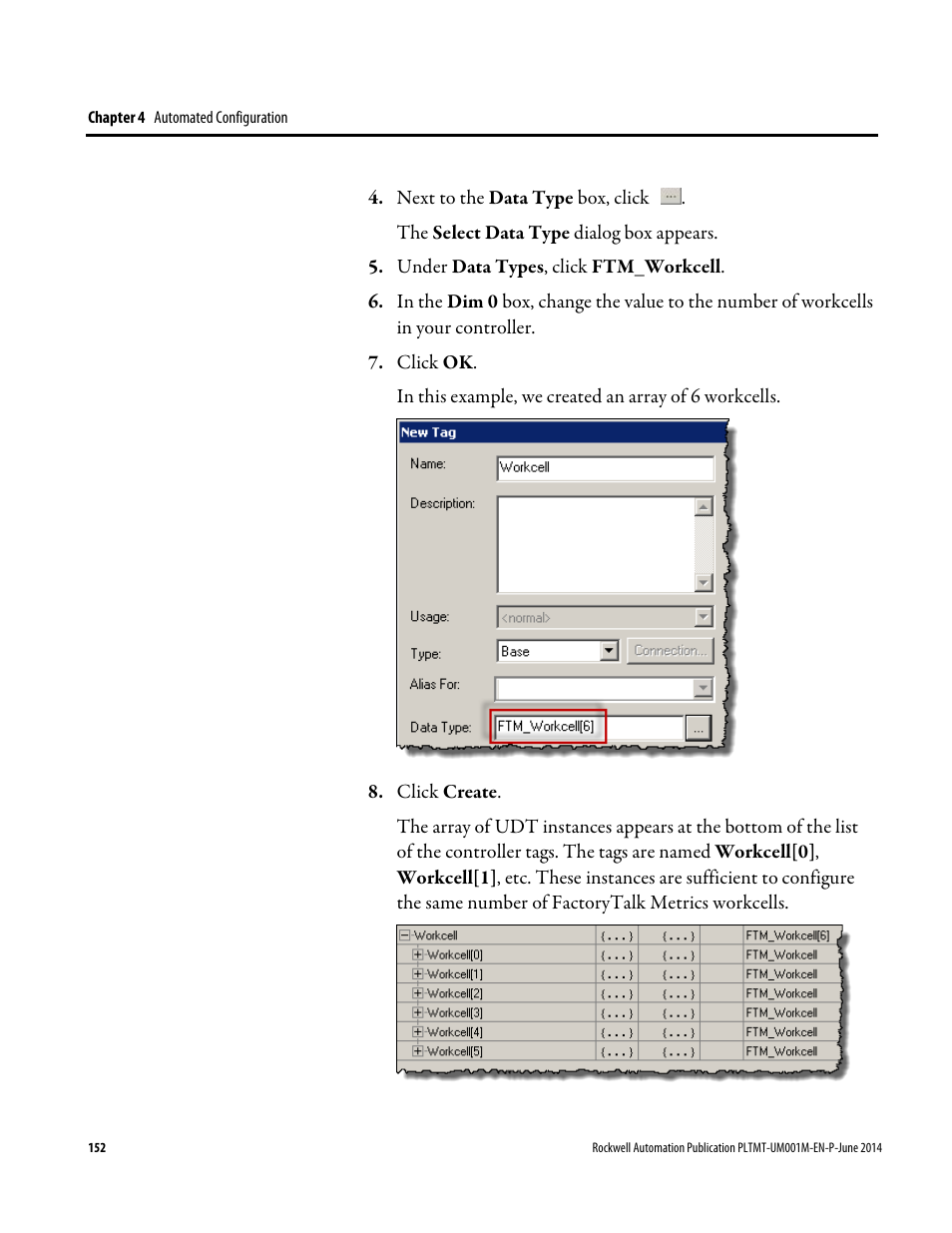 Rockwell Automation FactoryTalk Metrics User Guide User Manual | Page 152 / 272