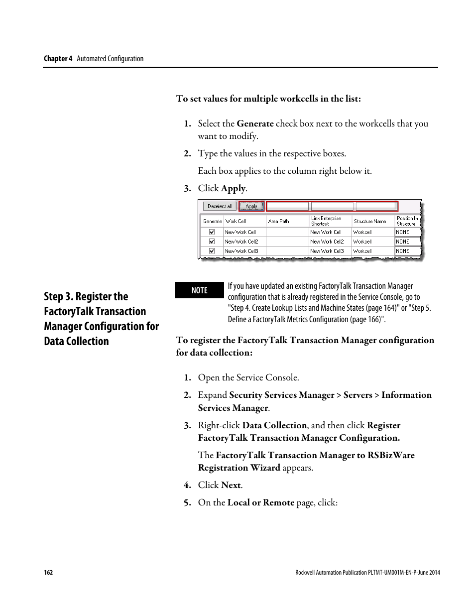 Rockwell Automation FactoryTalk Metrics User Guide User Manual | Page 162 / 272