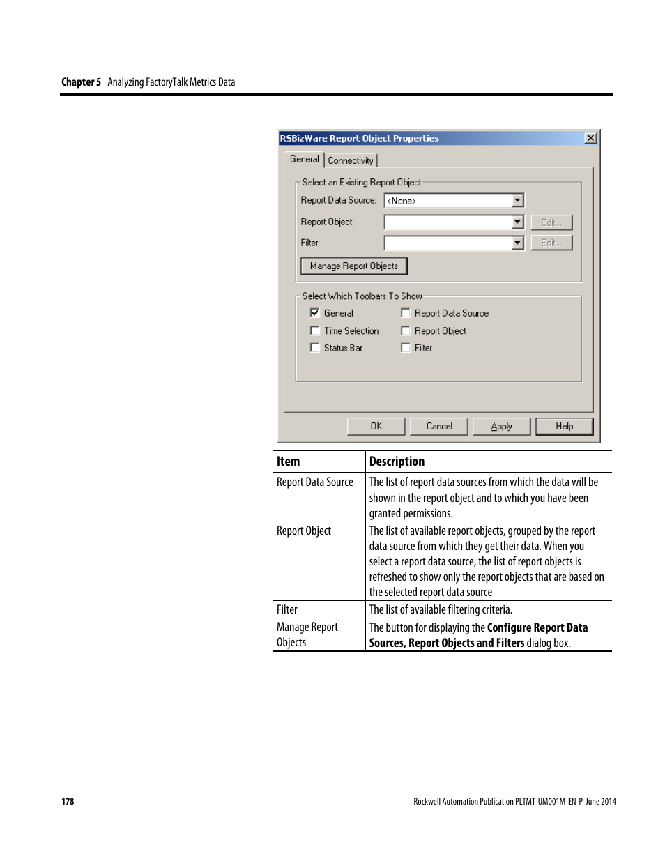 Rockwell Automation FactoryTalk Metrics User Guide User Manual | Page 178 / 272