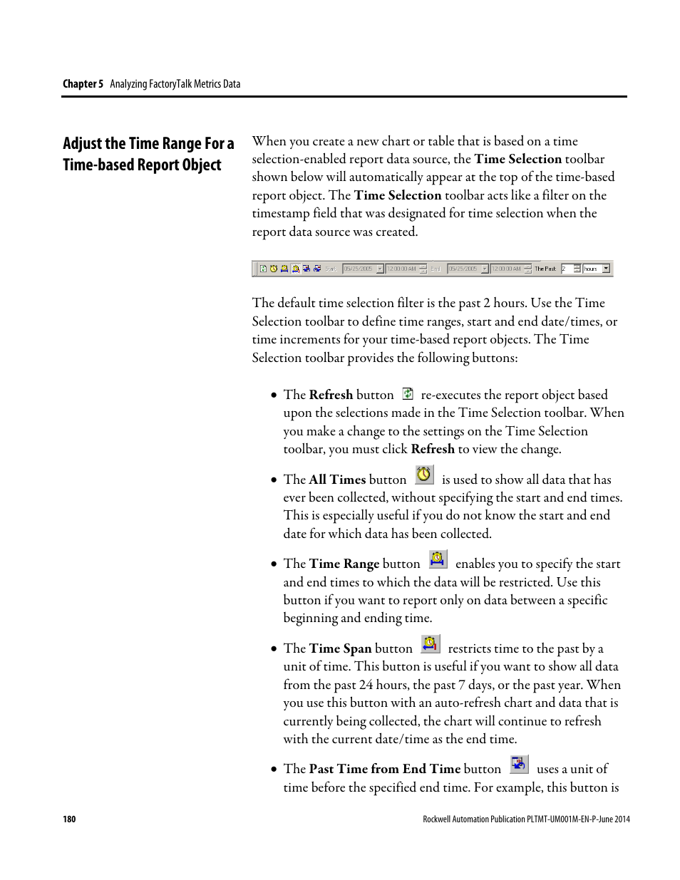 Rockwell Automation FactoryTalk Metrics User Guide User Manual | Page 180 / 272