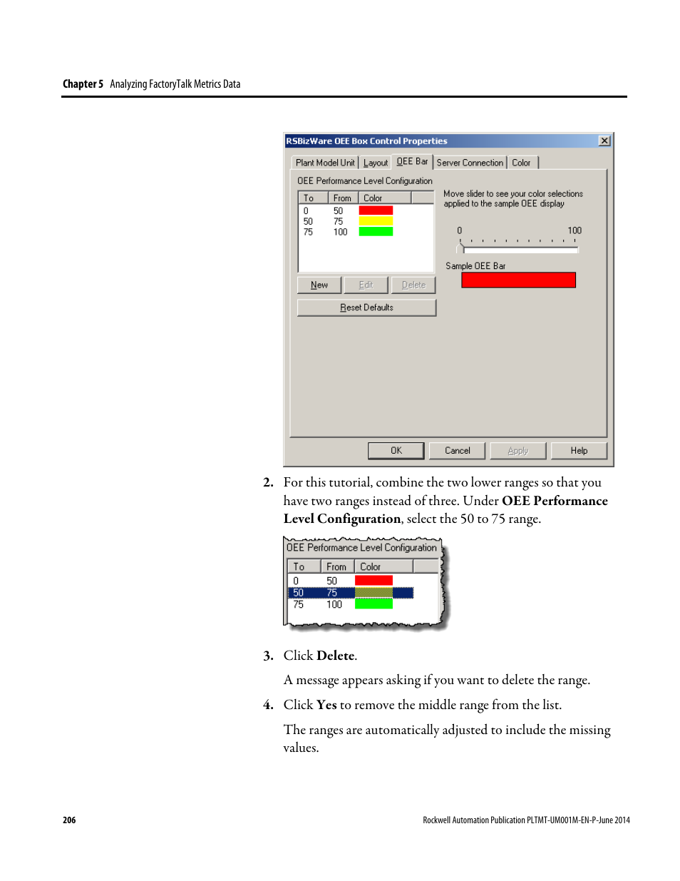 Rockwell Automation FactoryTalk Metrics User Guide User Manual | Page 206 / 272