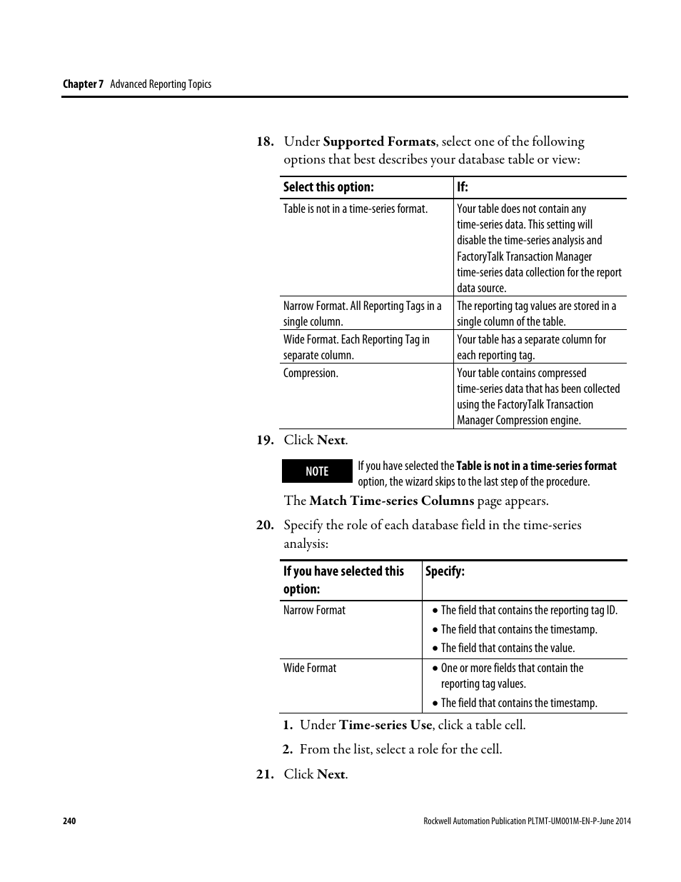 Rockwell Automation FactoryTalk Metrics User Guide User Manual | Page 240 / 272