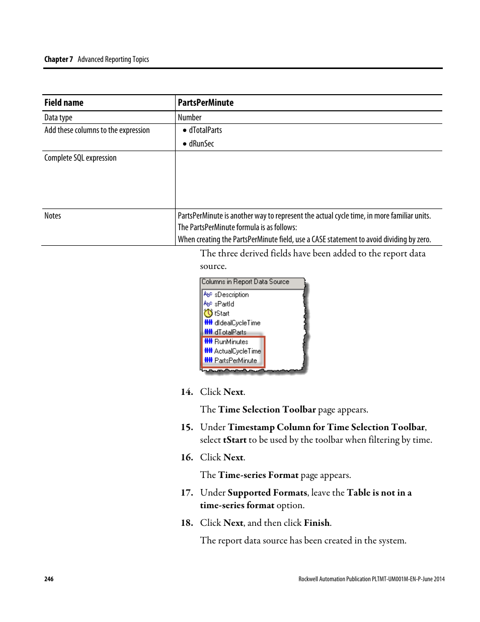 Rockwell Automation FactoryTalk Metrics User Guide User Manual | Page 246 / 272
