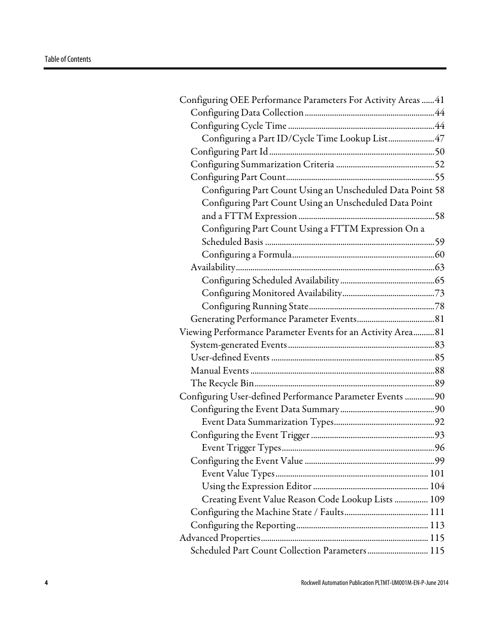 Rockwell Automation FactoryTalk Metrics User Guide User Manual | Page 4 / 272