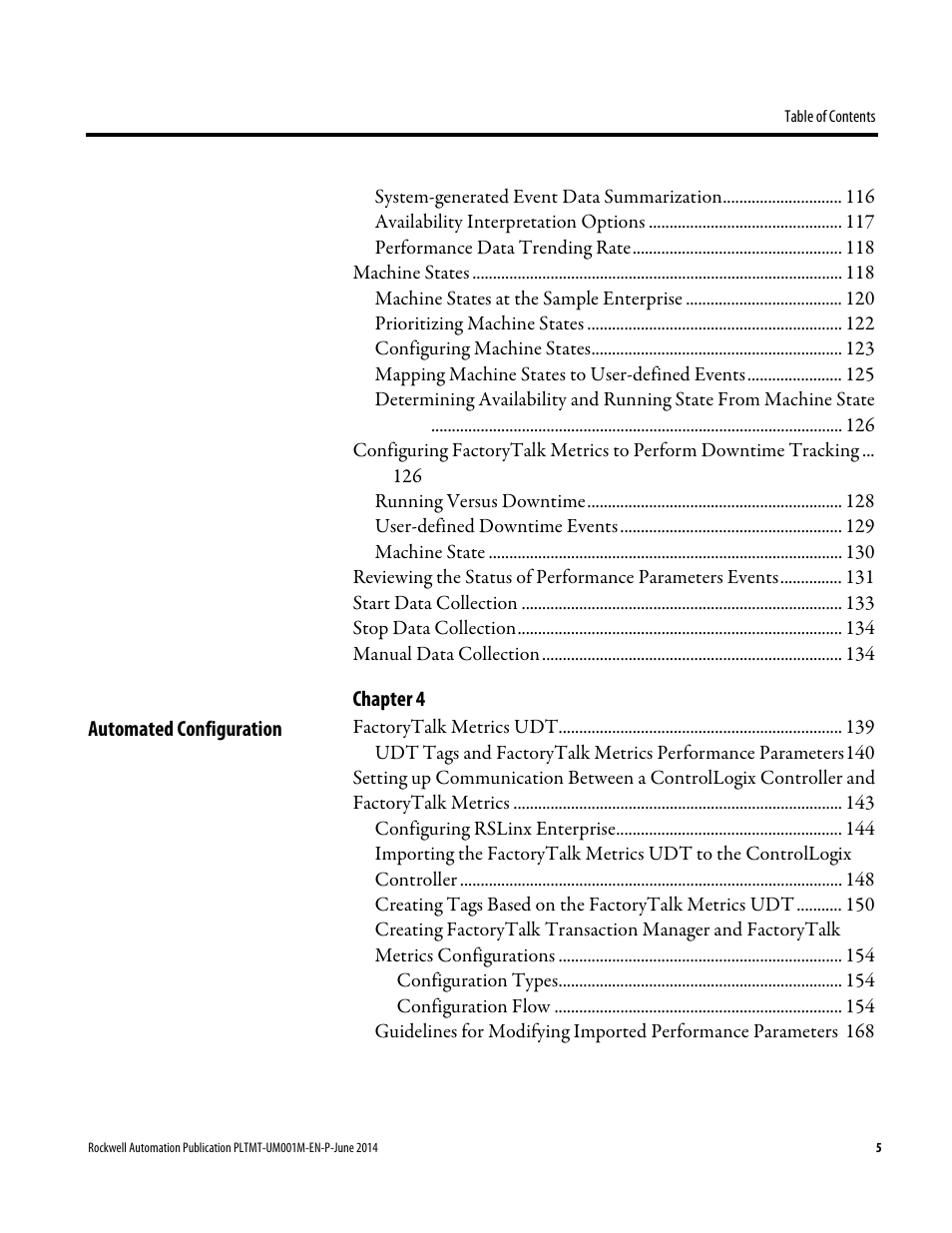 Rockwell Automation FactoryTalk Metrics User Guide User Manual | Page 5 / 272