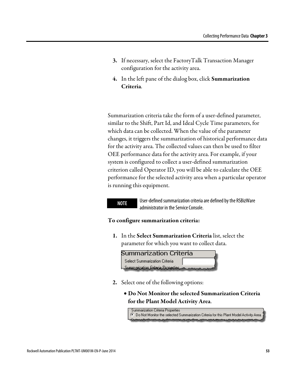Rockwell Automation FactoryTalk Metrics User Guide User Manual | Page 53 / 272