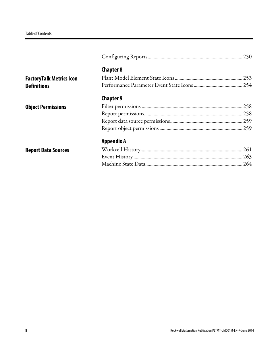Rockwell Automation FactoryTalk Metrics User Guide User Manual | Page 8 / 272