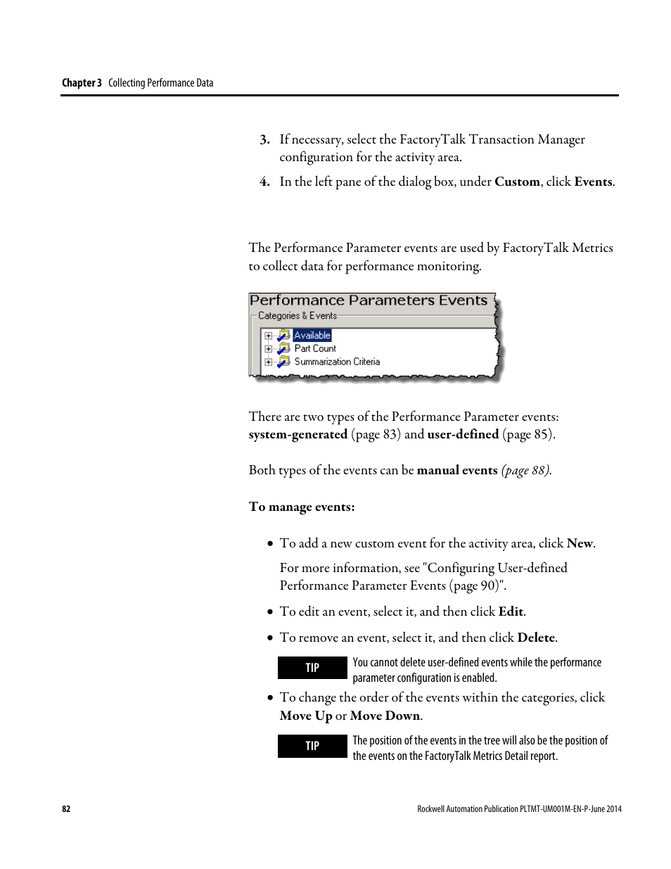 Rockwell Automation FactoryTalk Metrics User Guide User Manual | Page 82 / 272