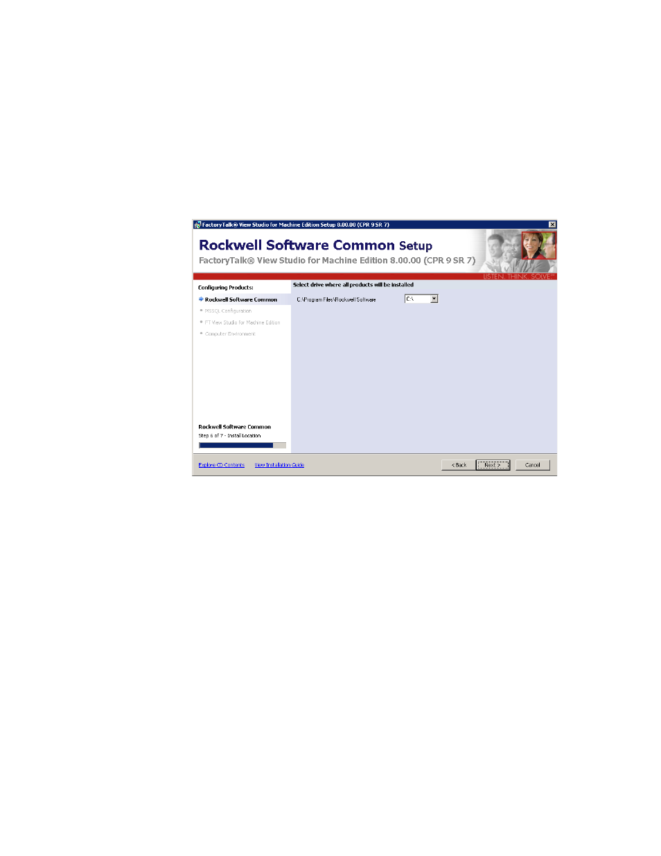 File location | Rockwell Automation FactoryTalk View Machine Edition Installation Guide User Manual | Page 29 / 58