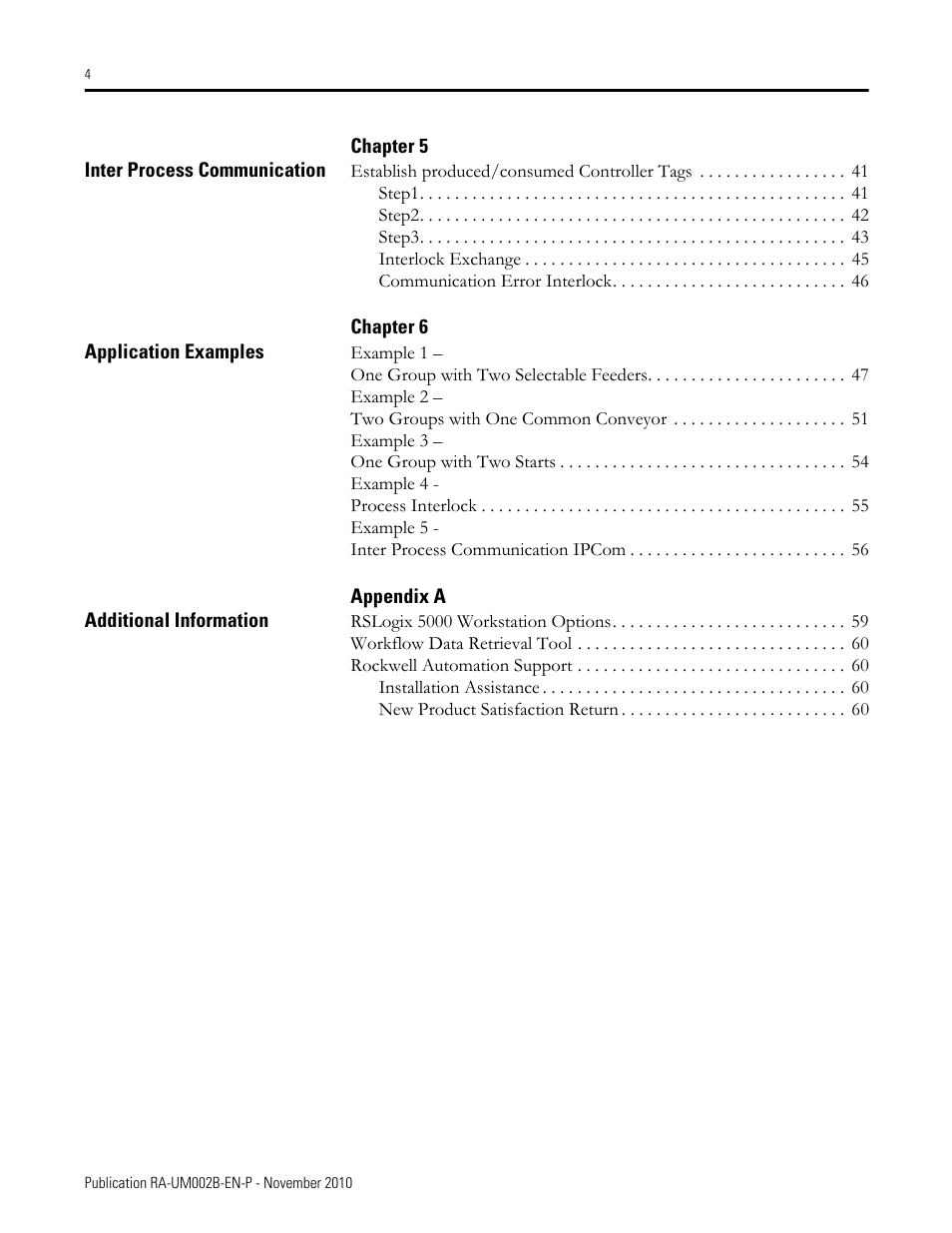 Rockwell Automation MMCL Using the Mining, Mineral, and Cement Library (MMCL) in RSLogix 5000 Appli User Manual | Page 4 / 62