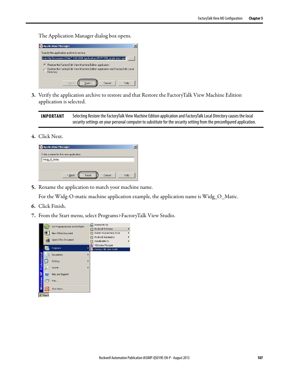 Rockwell Automation 193 Drives and Motion Accelerator Toolkit Quick Start User Manual | Page 107 / 356