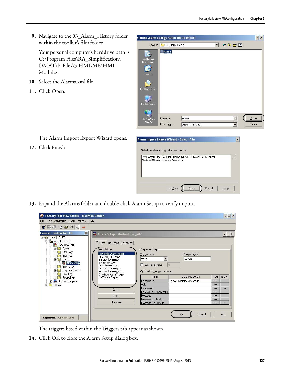 Rockwell Automation 193 Drives and Motion Accelerator Toolkit Quick Start User Manual | Page 127 / 356