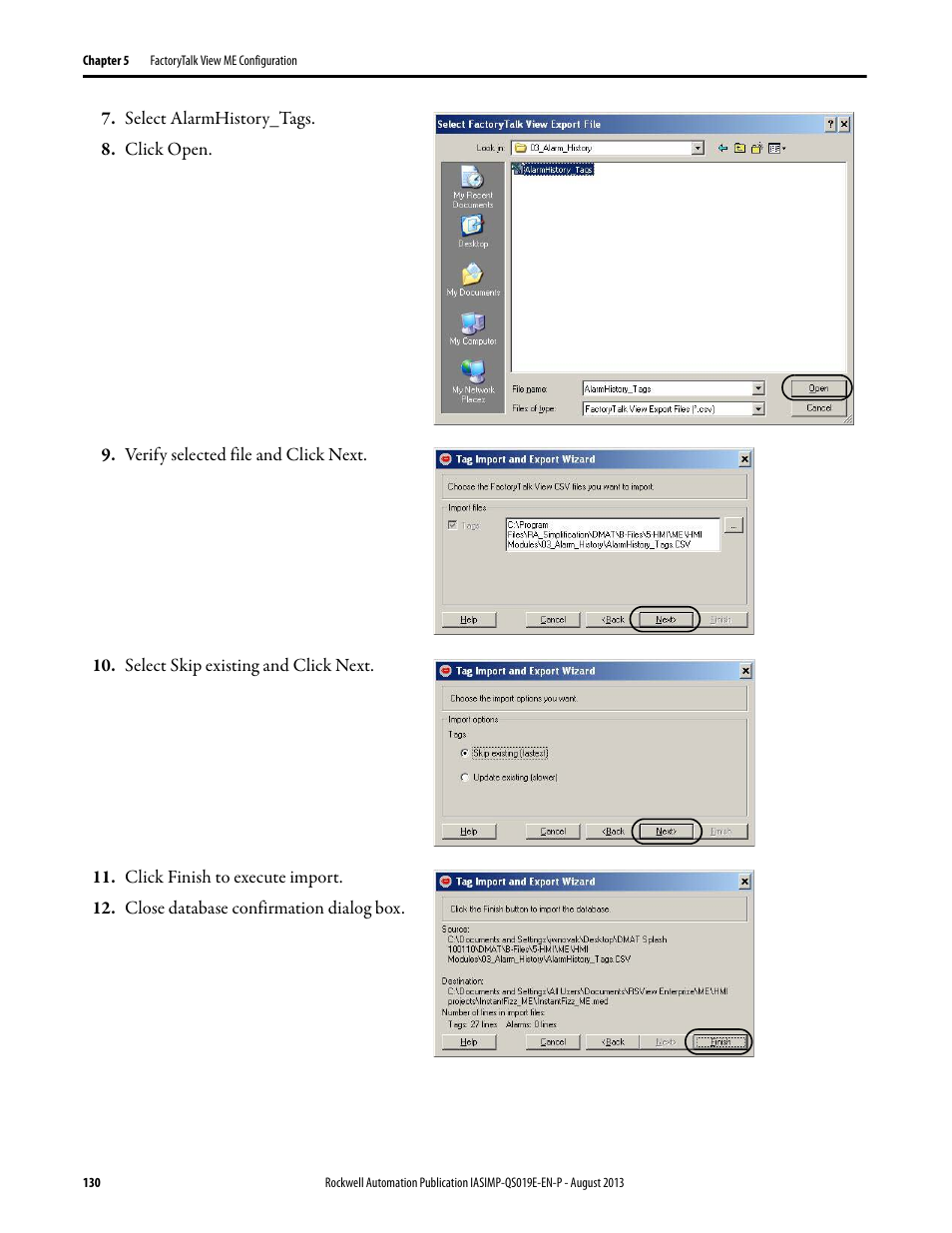 Rockwell Automation 193 Drives and Motion Accelerator Toolkit Quick Start User Manual | Page 130 / 356