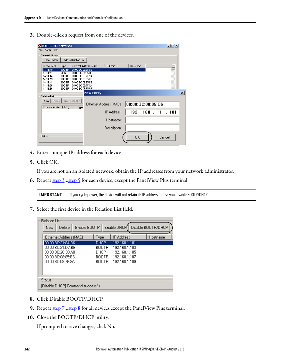 Rockwell Automation 193 Drives and Motion Accelerator Toolkit Quick Start User Manual | Page 242 / 356