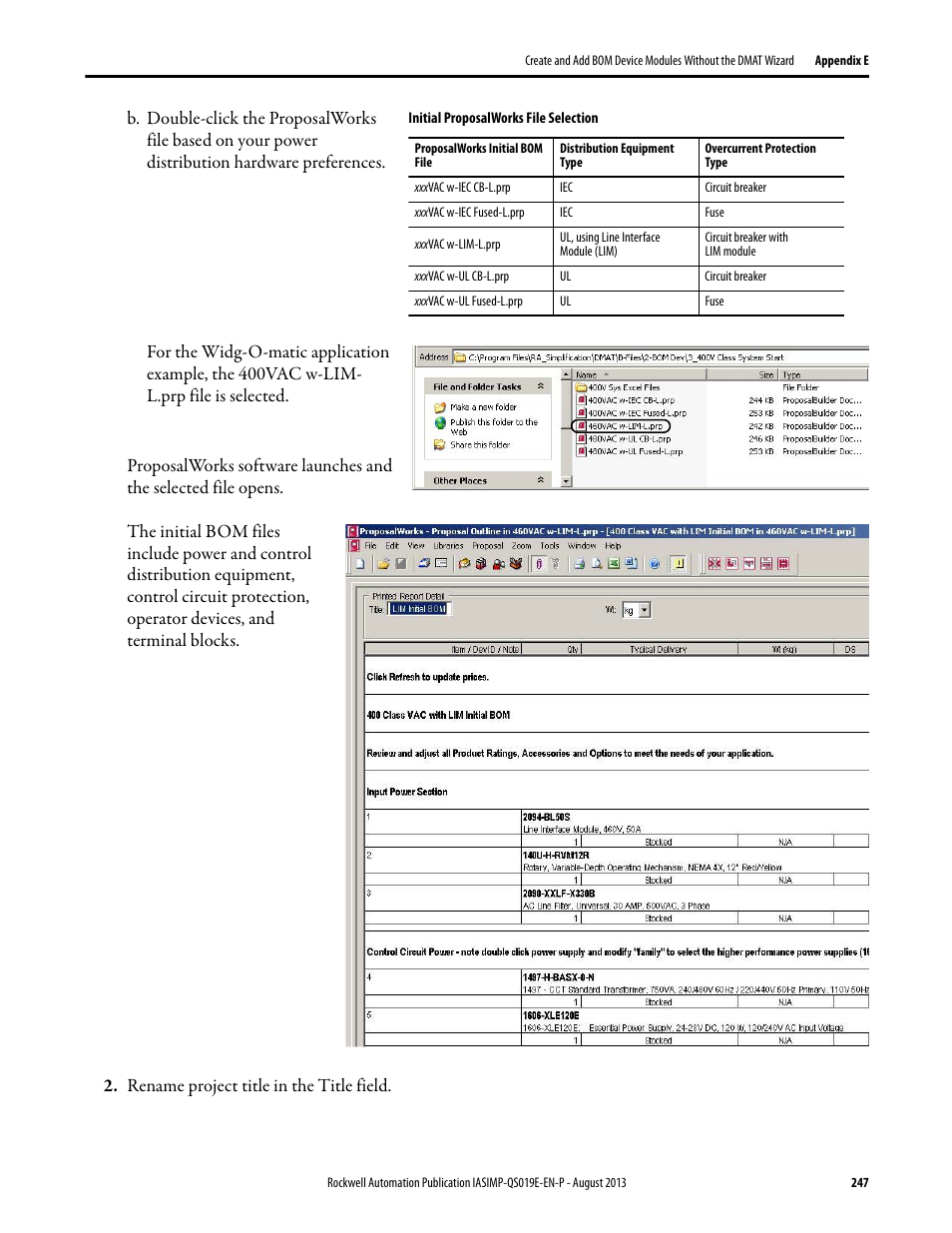 Rockwell Automation 193 Drives and Motion Accelerator Toolkit Quick Start User Manual | Page 247 / 356