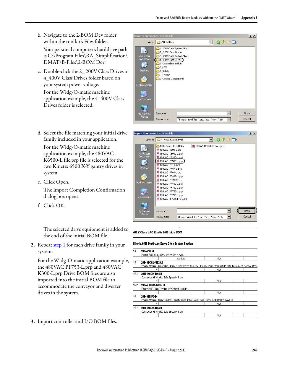 Rockwell Automation 193 Drives and Motion Accelerator Toolkit Quick Start User Manual | Page 249 / 356