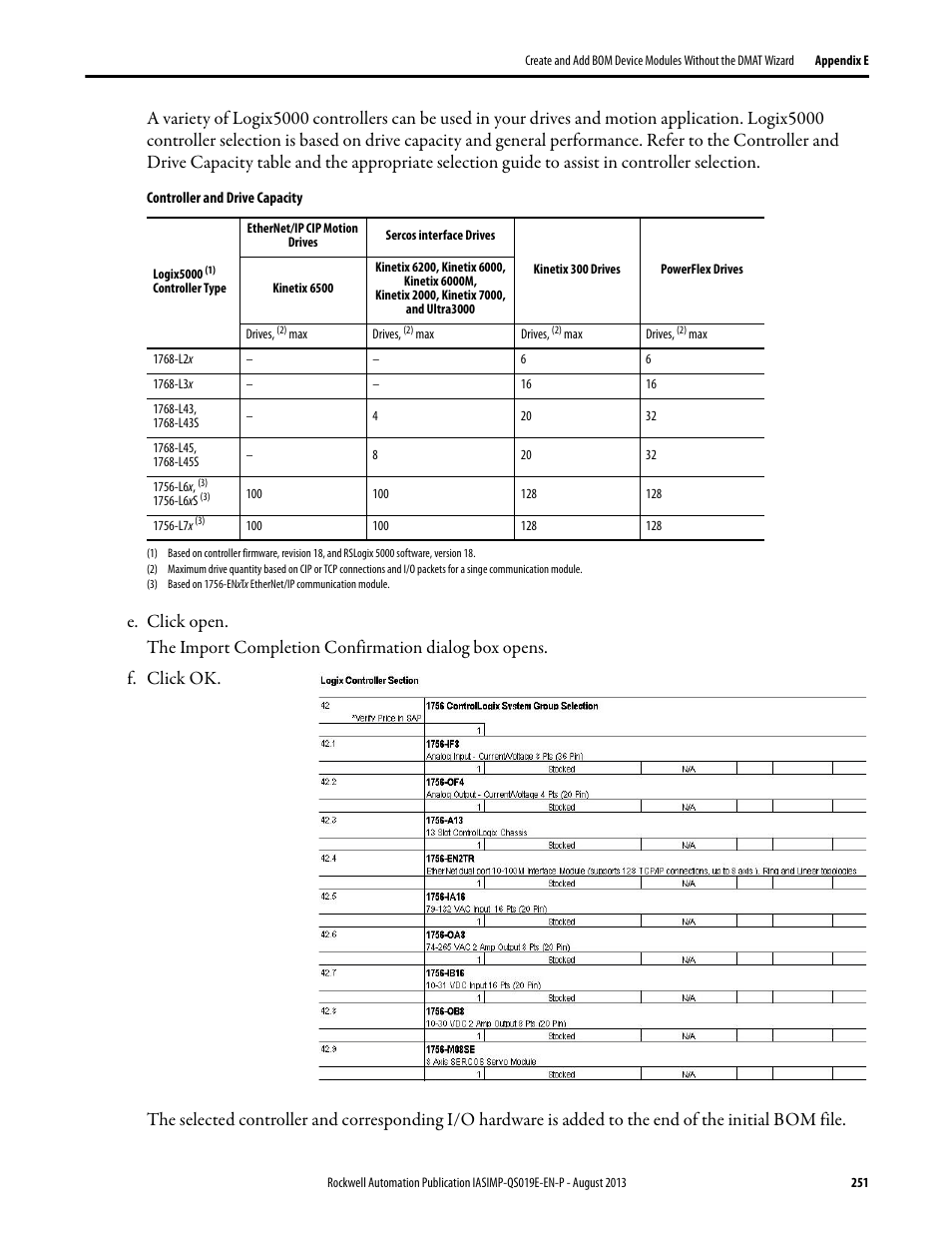 Rockwell Automation 193 Drives and Motion Accelerator Toolkit Quick Start User Manual | Page 251 / 356