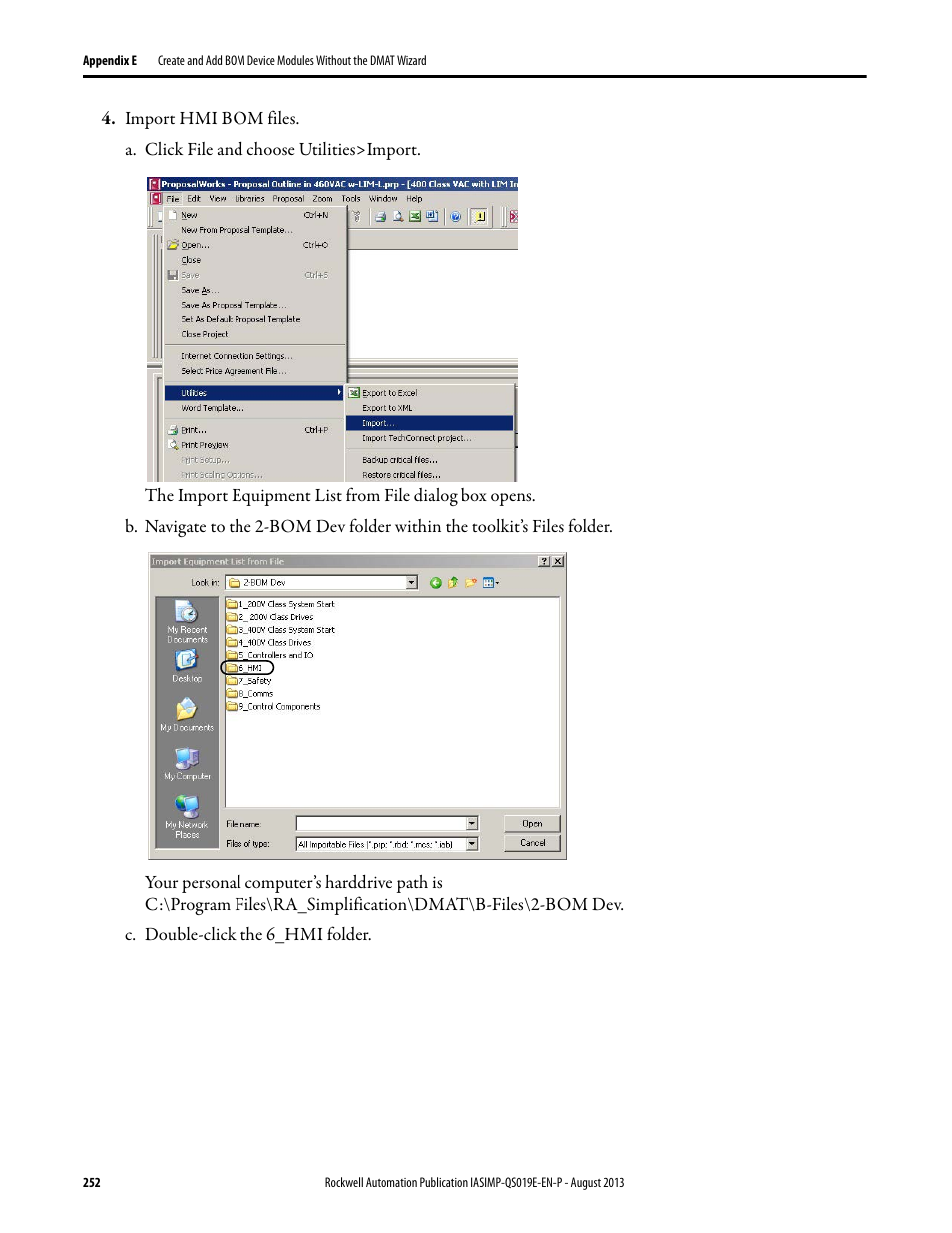 Rockwell Automation 193 Drives and Motion Accelerator Toolkit Quick Start User Manual | Page 252 / 356