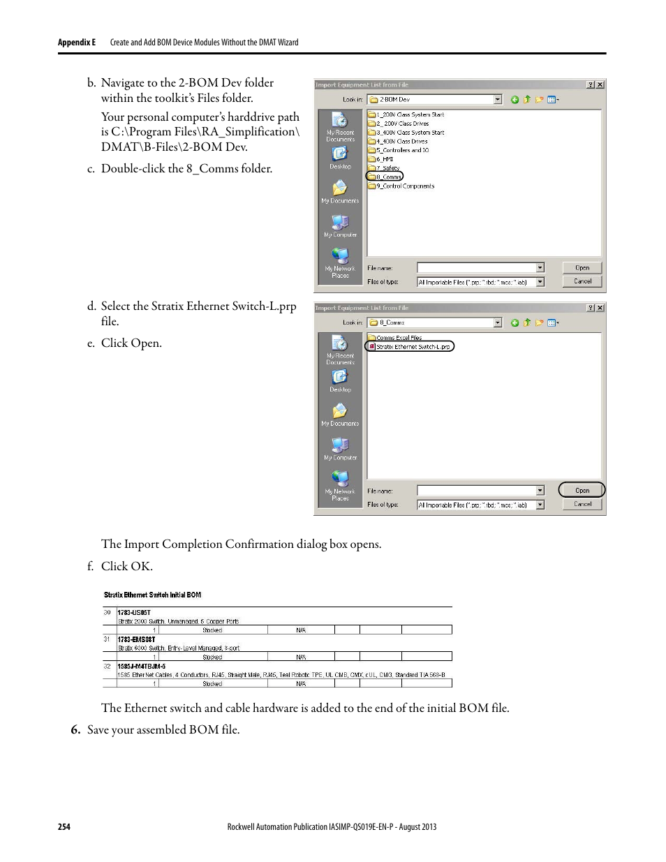 Rockwell Automation 193 Drives and Motion Accelerator Toolkit Quick Start User Manual | Page 254 / 356
