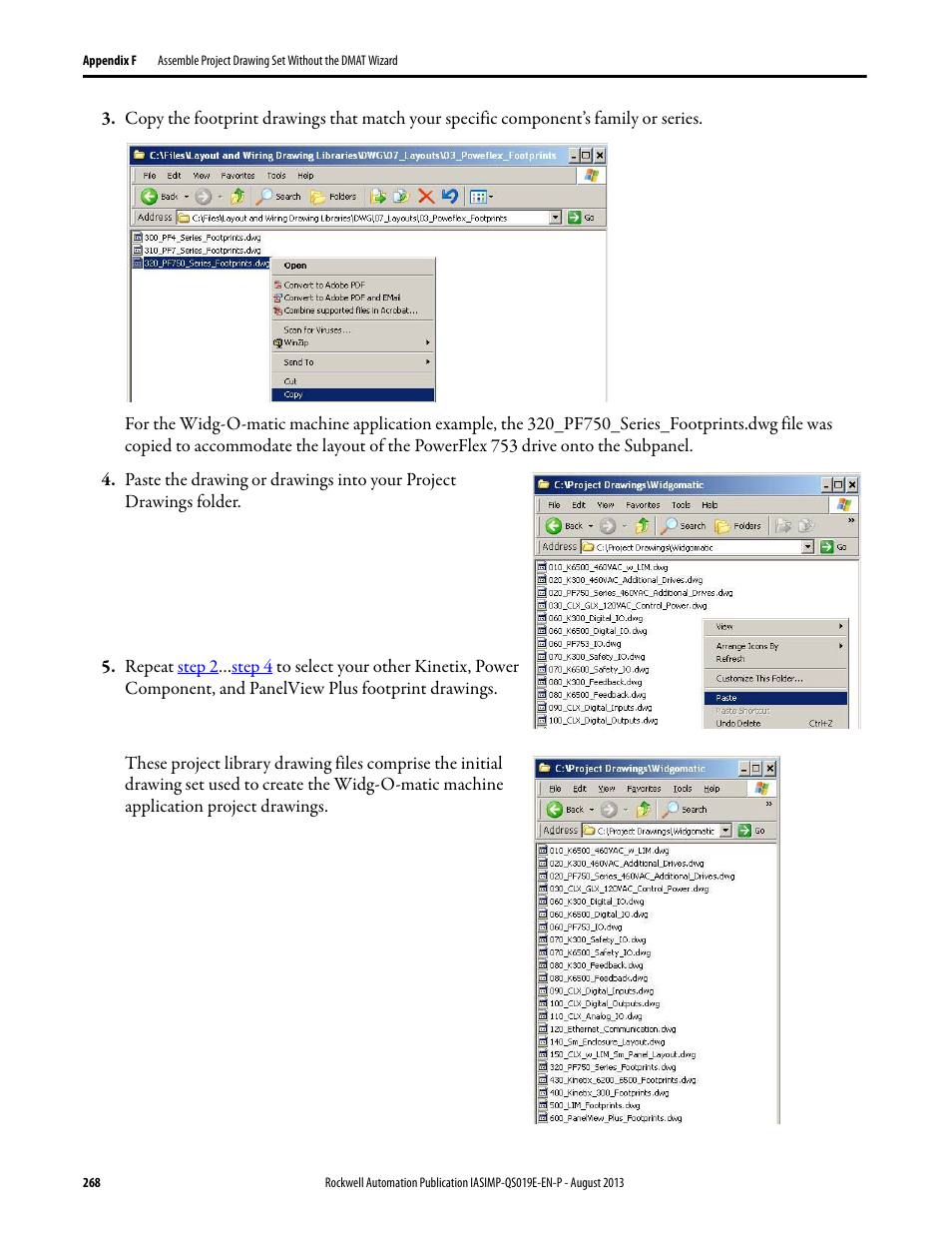 Rockwell Automation 193 Drives and Motion Accelerator Toolkit Quick Start User Manual | Page 268 / 356