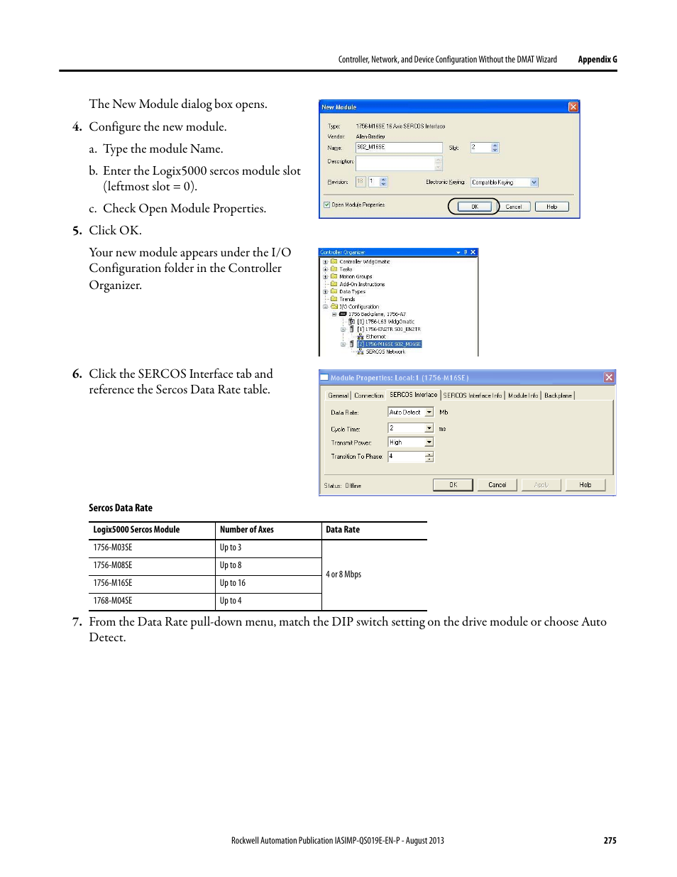 Rockwell Automation 193 Drives and Motion Accelerator Toolkit Quick Start User Manual | Page 275 / 356