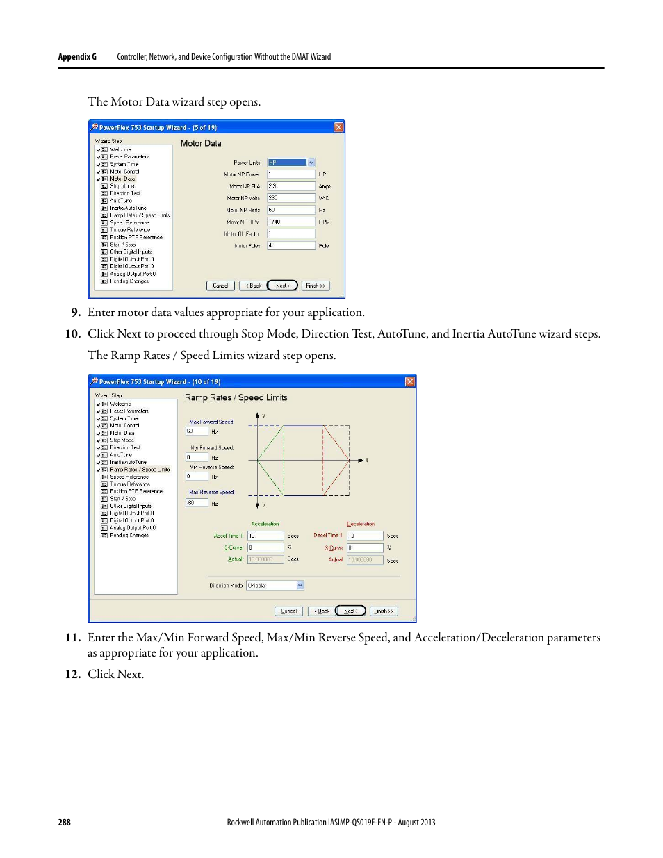 Rockwell Automation 193 Drives and Motion Accelerator Toolkit Quick Start User Manual | Page 288 / 356