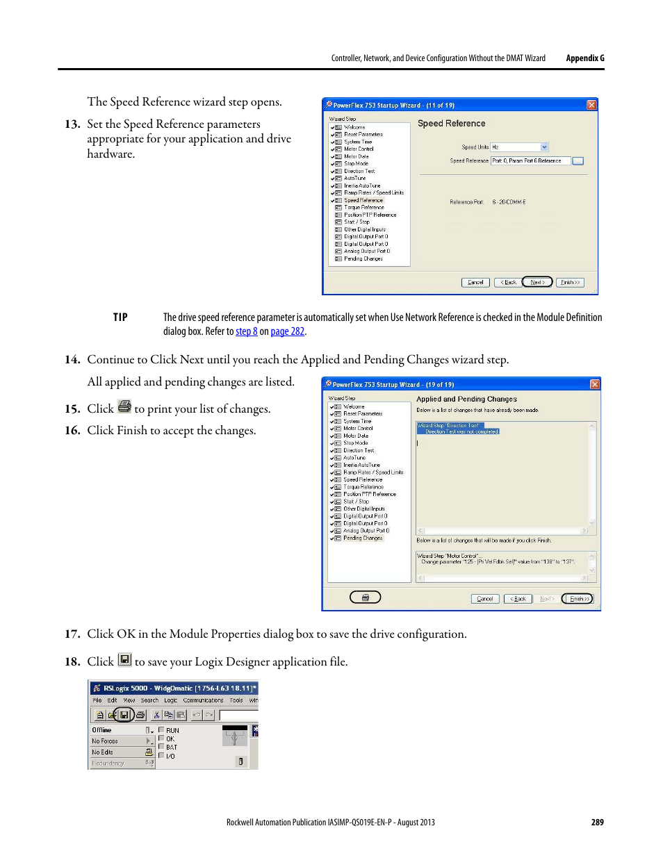 Rockwell Automation 193 Drives and Motion Accelerator Toolkit Quick Start User Manual | Page 289 / 356