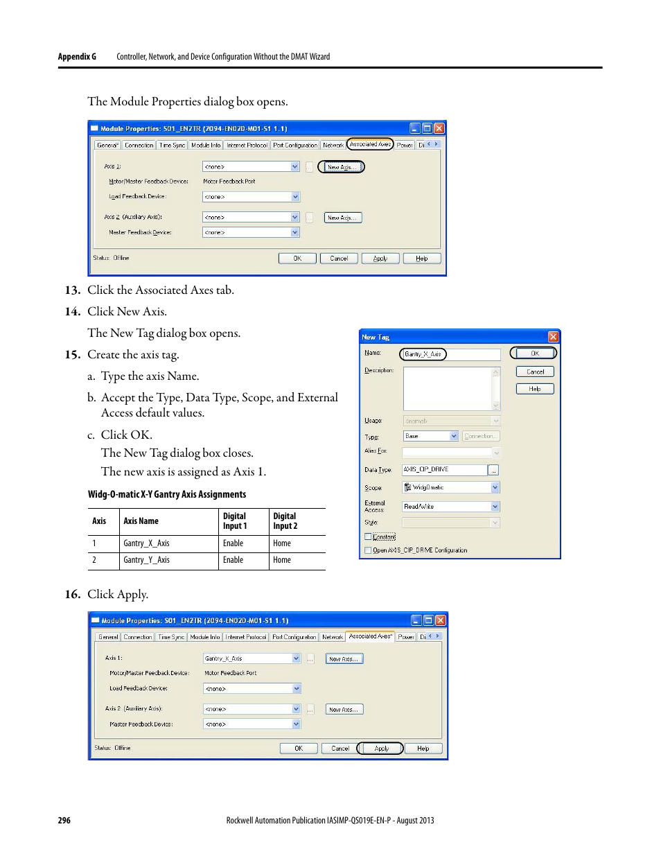 Rockwell Automation 193 Drives and Motion Accelerator Toolkit Quick Start User Manual | Page 296 / 356