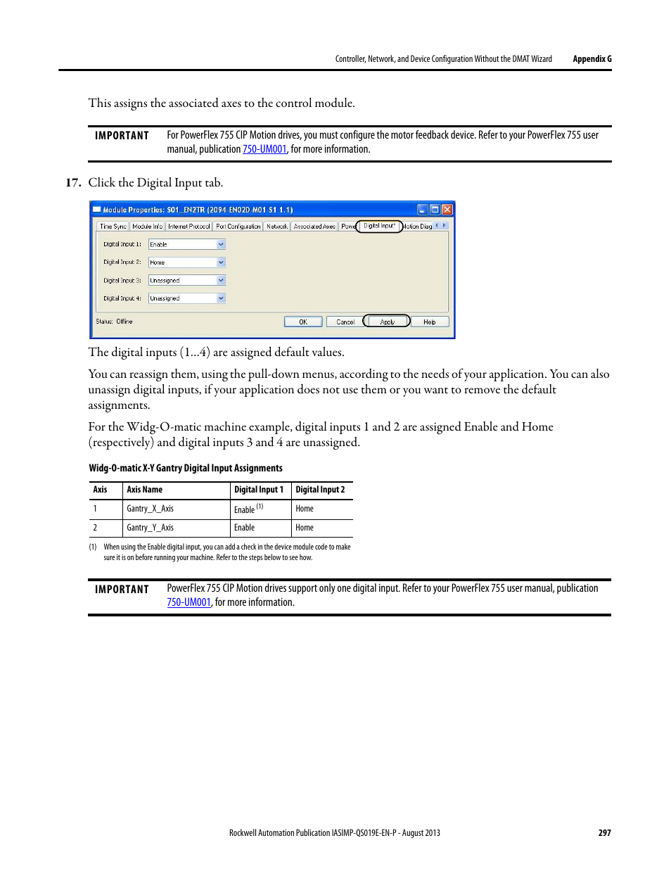 Rockwell Automation 193 Drives and Motion Accelerator Toolkit Quick Start User Manual | Page 297 / 356