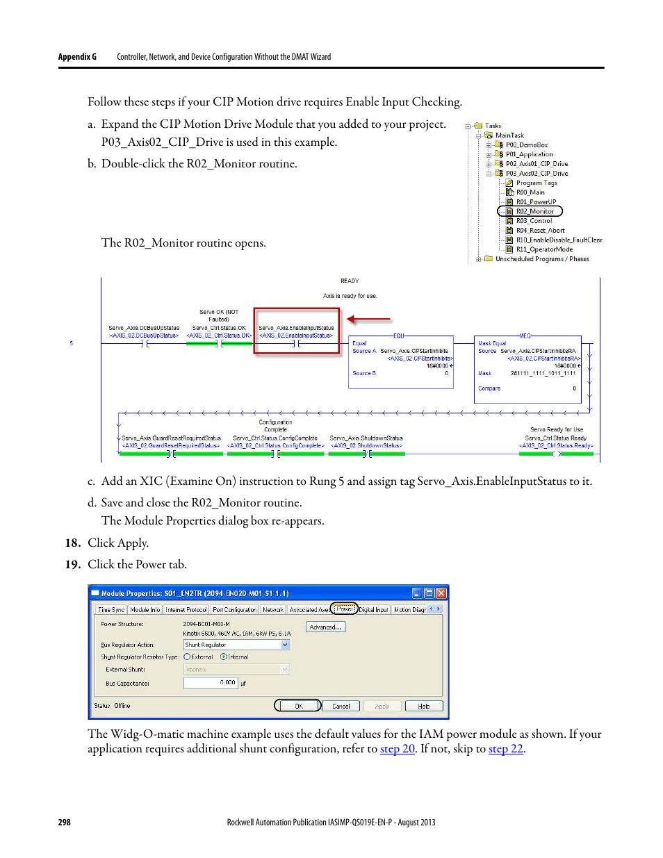 Step 19 | Rockwell Automation 193 Drives and Motion Accelerator Toolkit Quick Start User Manual | Page 298 / 356