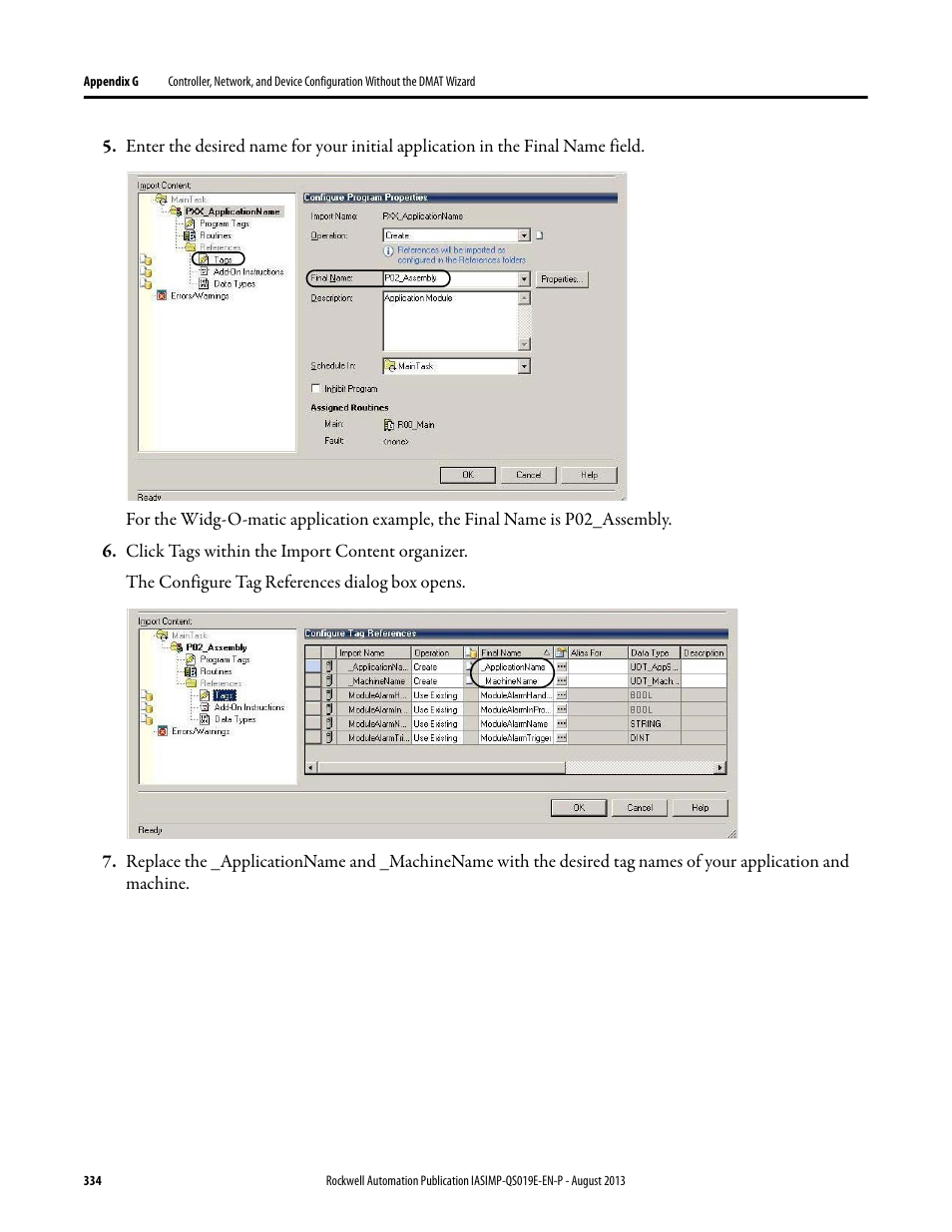 Rockwell Automation 193 Drives and Motion Accelerator Toolkit Quick Start User Manual | Page 334 / 356