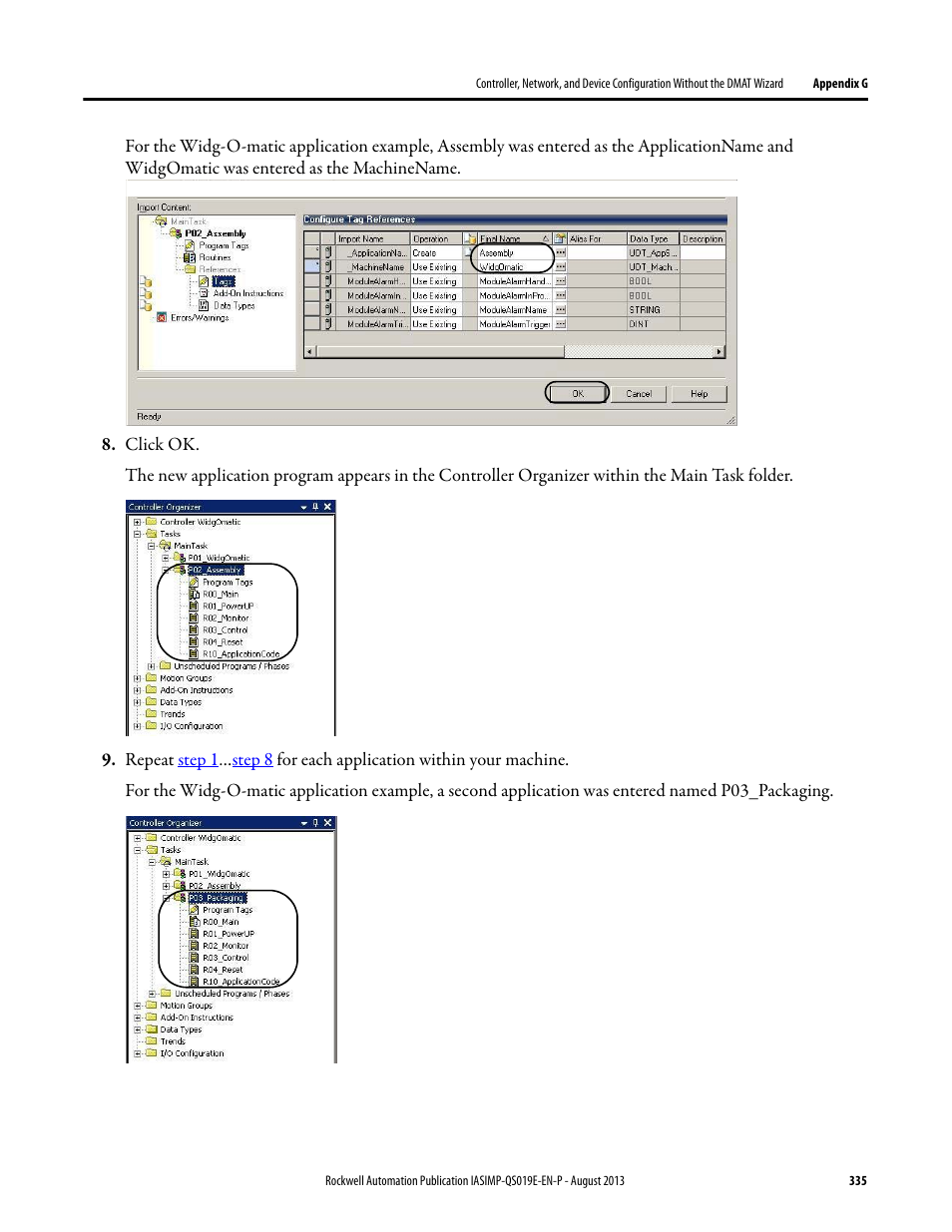Rockwell Automation 193 Drives and Motion Accelerator Toolkit Quick Start User Manual | Page 335 / 356