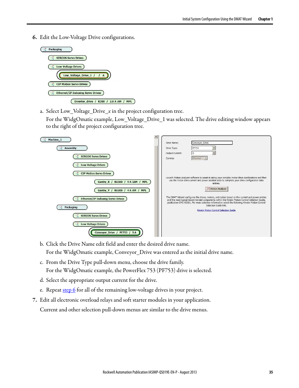 Rockwell Automation 193 Drives and Motion Accelerator Toolkit Quick Start User Manual | Page 35 / 356