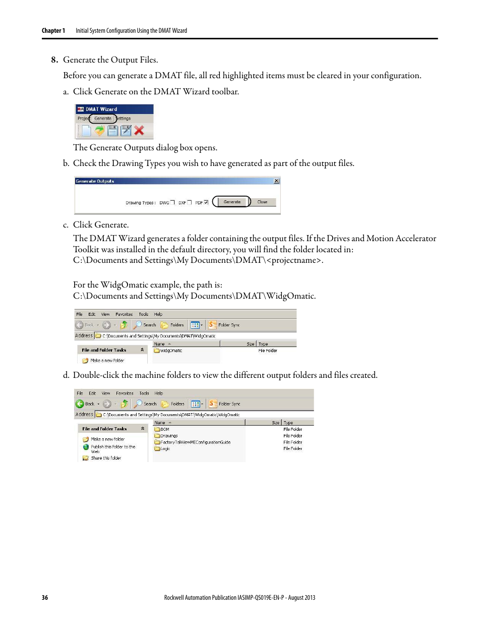 Rockwell Automation 193 Drives and Motion Accelerator Toolkit Quick Start User Manual | Page 36 / 356