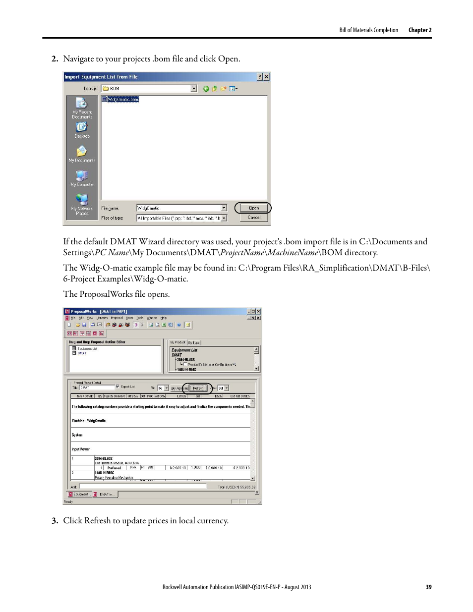 P to, Step 2 | Rockwell Automation 193 Drives and Motion Accelerator Toolkit Quick Start User Manual | Page 39 / 356