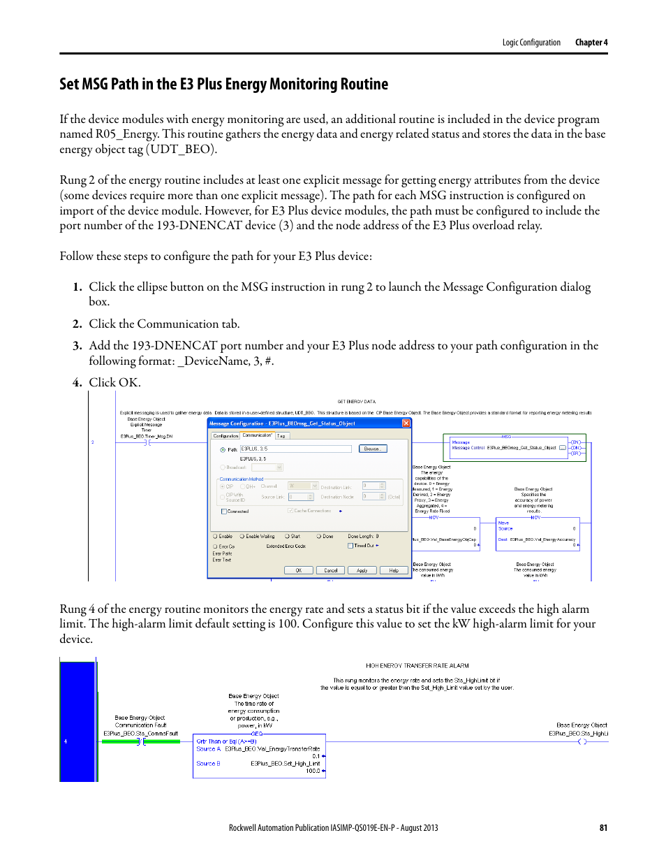 Rockwell Automation 193 Drives and Motion Accelerator Toolkit Quick Start User Manual | Page 81 / 356