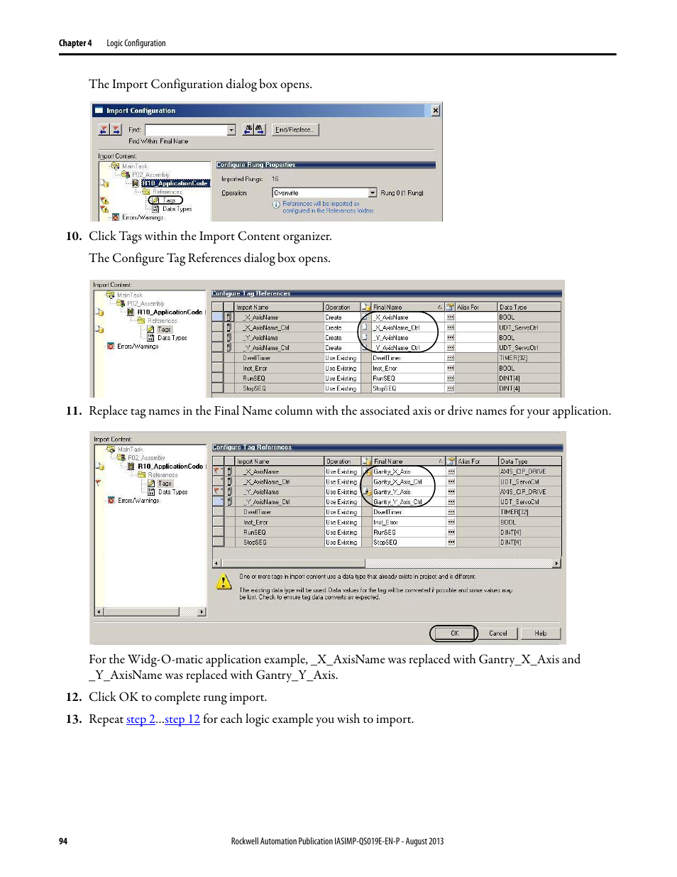 Rockwell Automation 193 Drives and Motion Accelerator Toolkit Quick Start User Manual | Page 94 / 356