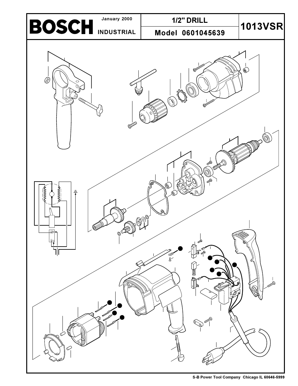 Bosch 0601045639 User Manual | 3 pages