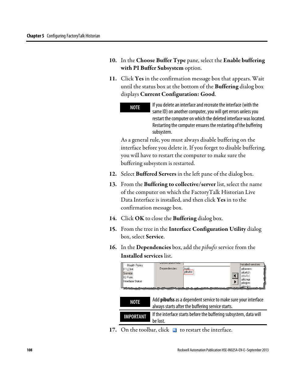 Rockwell Automation FactoryTalk Historian SE 4.0 Installation and Configuration Guide User Manual | Page 108 / 186