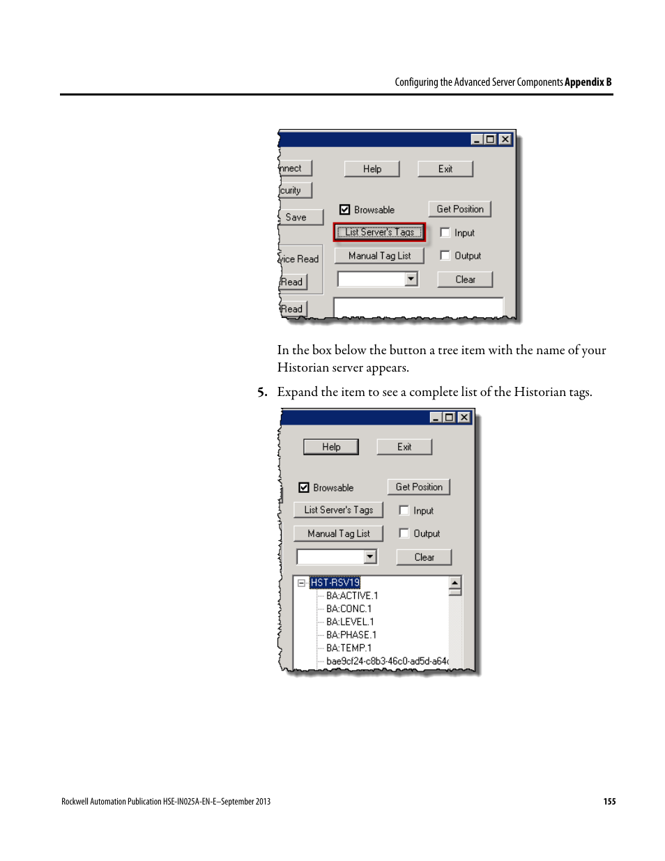 Rockwell Automation FactoryTalk Historian SE 4.0 Installation and Configuration Guide User Manual | Page 155 / 186