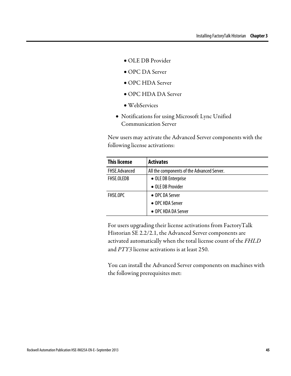 Rockwell Automation FactoryTalk Historian SE 4.0 Installation and Configuration Guide User Manual | Page 45 / 186