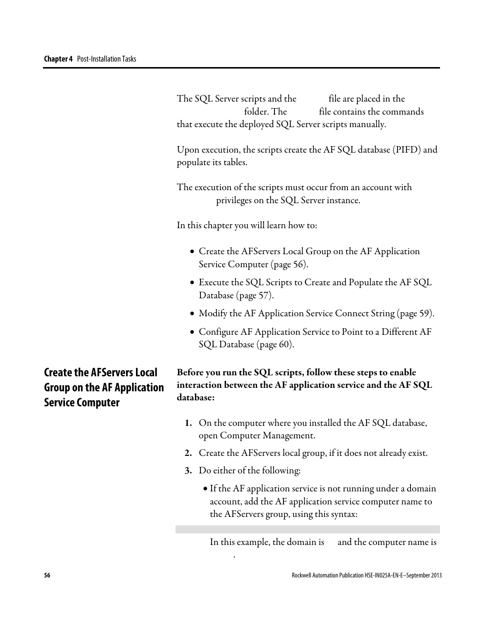 Rockwell Automation FactoryTalk Historian SE 4.0 Installation and Configuration Guide User Manual | Page 56 / 186