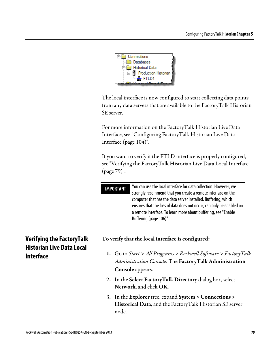 Rockwell Automation FactoryTalk Historian SE 4.0 Installation and Configuration Guide User Manual | Page 79 / 186