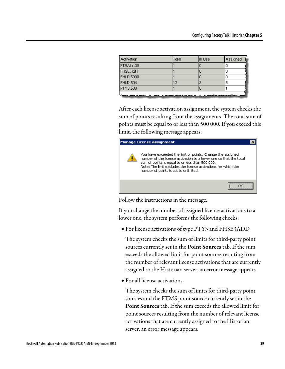 Rockwell Automation FactoryTalk Historian SE 4.0 Installation and Configuration Guide User Manual | Page 89 / 186