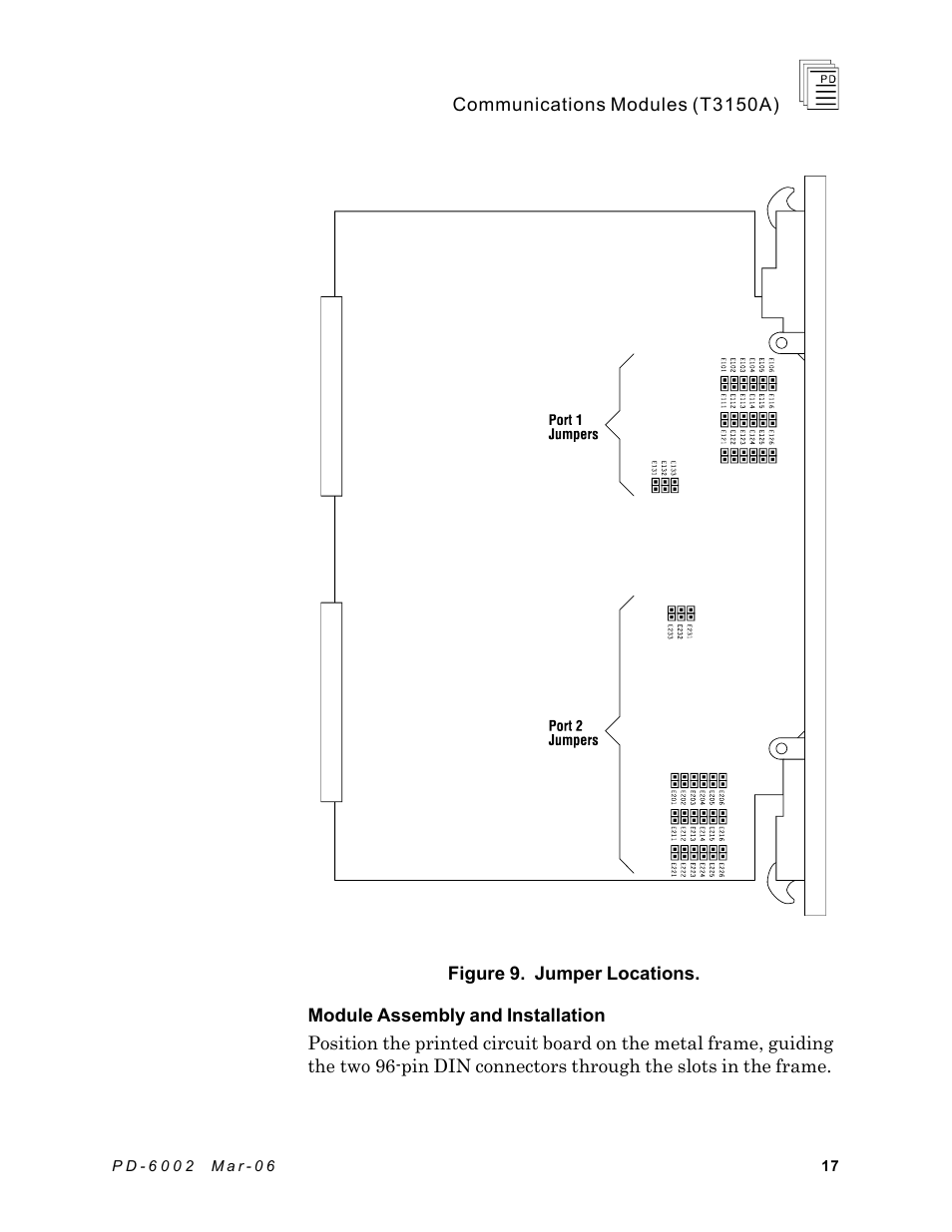 Rockwell Automation T3150A ICS Regent Communications Module User Manual | Page 17 / 21